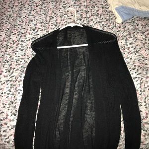 Black cardigan